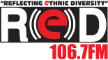 CKYR-FM 106.7 "Red FM" Calgary, AB logo