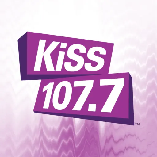 Kiss 107.7 logo
