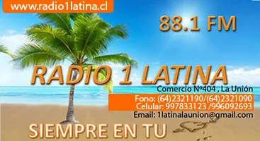 Radio 1 Latina 88.1 FM logo