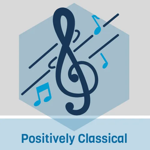 Positively Classical -om logo