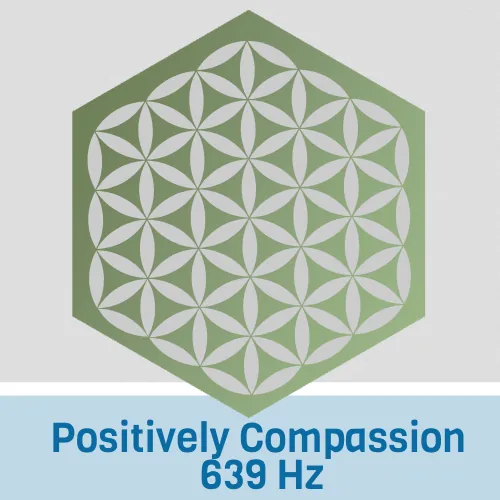 Positively Compassion 639Hz -om logo