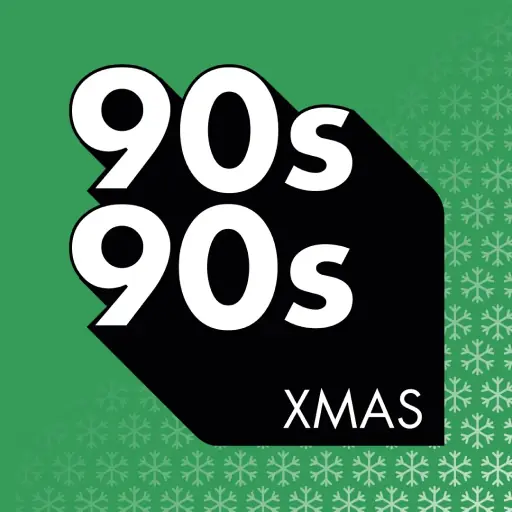 90s90s Christmas logo