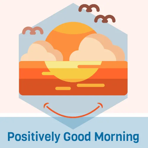 Positively Good Morning -om logo