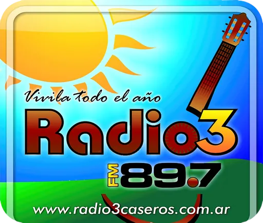 Radio 3 - Caseros 89.7 FM logo