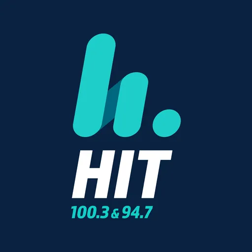 hit 100.3 & 94.7 Mackay and the Whitsundays logo