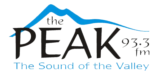 CJAV-FM "The Peak 93.3" Port Alberni, BC logo