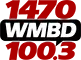 WMBD 1470 AM 100.3 FM Peoria News and Talk logo