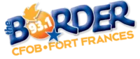 CFOB-FM "93.1 The Border" Fort Frances, ON logo