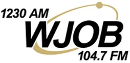 WJOB 1230 AM - 104.7 FM Hammond, IN logo