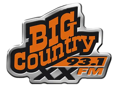 CJXX-FM "Big Country 93.1" Grand Prairie, AB logo