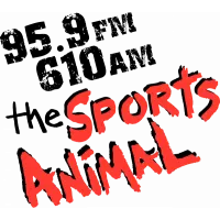 95.9 FM & AM 610 The Sports Animal logo