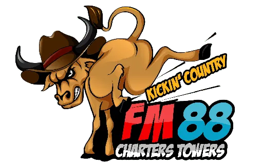 THE BULL FM88 – Kickin' Country! logo
