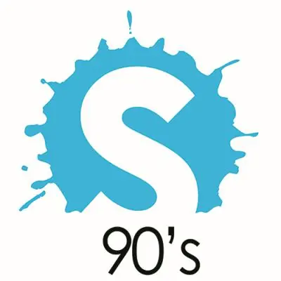 #1 Splash 90s logo