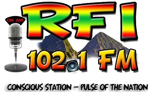 RFI 102.1 FM logo