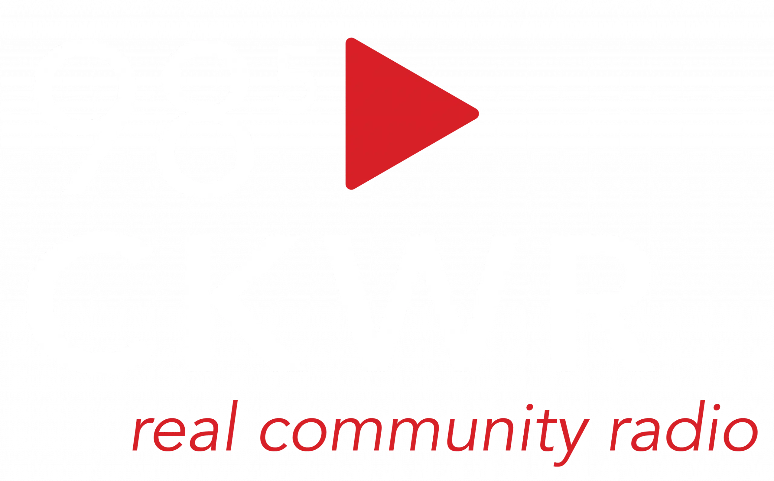 CKWR 98.5 "Real Community Radio" Kitchener, ON logo