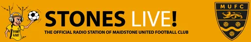 Stones Live! - The 24/7 Maidstone United Radio Station logo