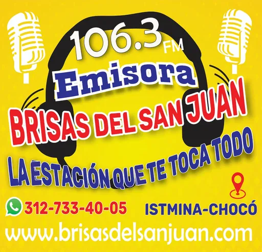 Brisas del San Juan 106.3 logo