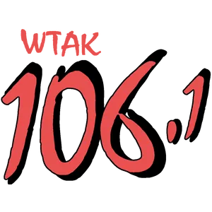 106. 1 WTAK Huntsville's Classic Rock logo