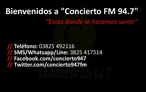 Concierto FM 94.7 logo