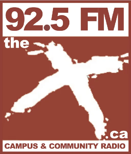 92.5FM The X - CFBX, Kamloops, B.C. Canada logo