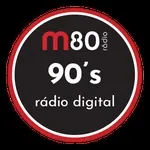 M80 Rádio – 90s logo