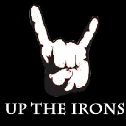 UP THE IRONS logo