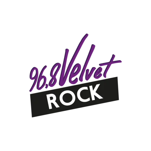 Velvet Rock 96.8 logo