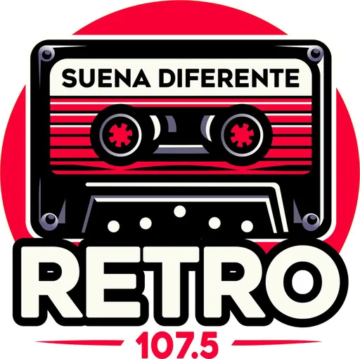 Retro 107.5 (GDL) - 107.5 FM - XHVOZ-FM - Grupo Audiorama Comunicaciones - Guadalajara, Jalisco logo