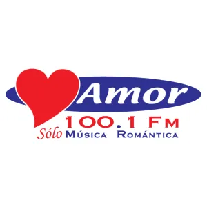 AMOR 100.1 (Mérida) - 100.1 FM - XHYU-FM - Grupo SIPSE Radio - Mérida, Yucatán logo