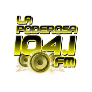 La Poderosa 104.1 FM logo