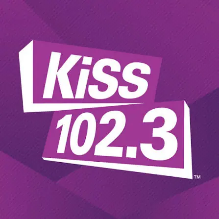 CKY "KISS 102.3" Winnipeg, MB logo