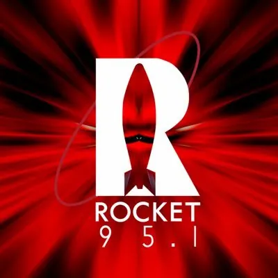 95.1 The Rocket logo