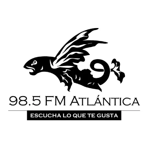 FM atlántica 98.5 logo
