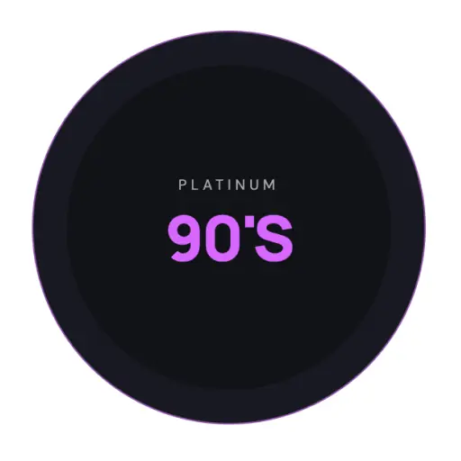 Platinum 90's logo