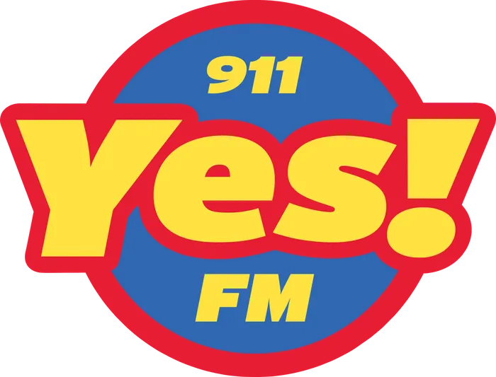 91.1 Yes FM Boracay logo