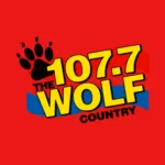 WPFX 107.7 "The Wolf" Luckey, OH logo