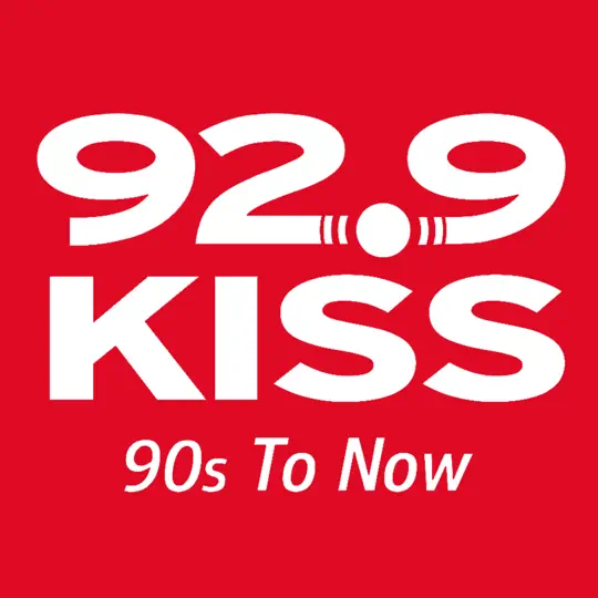 Kiss 92.9 logo
