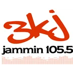 KKKJ "Jammin" 105.5 FM Merrill, OR logo