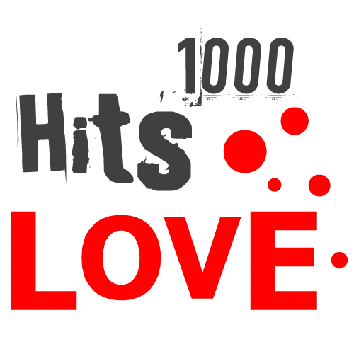 1000 HITS Love logo