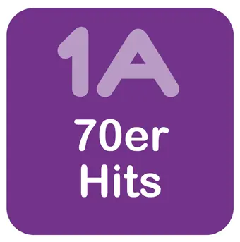 1A 70er Hits logo