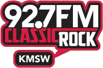 KMSW Classic Rock 92.7 FM logo