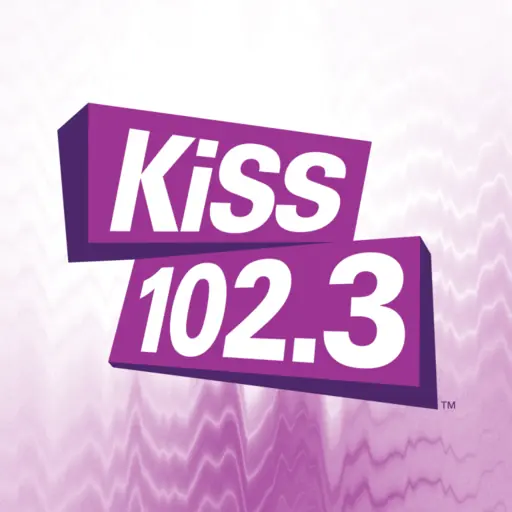 Kiss 102.3 logo