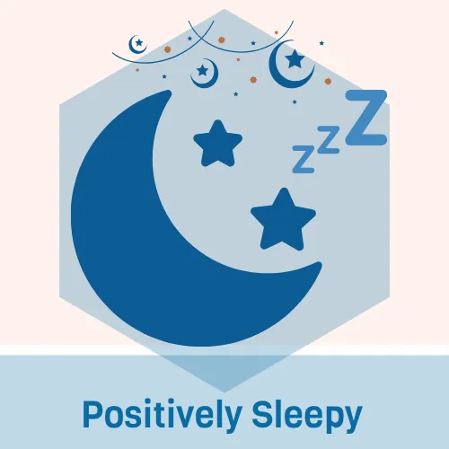 Positively Sleepy -om logo