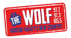 WZAD 97.3 94.3 105.5 The Wolf logo
