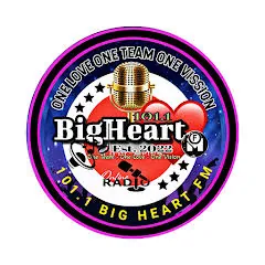 101.7 BIG HEART FM logo