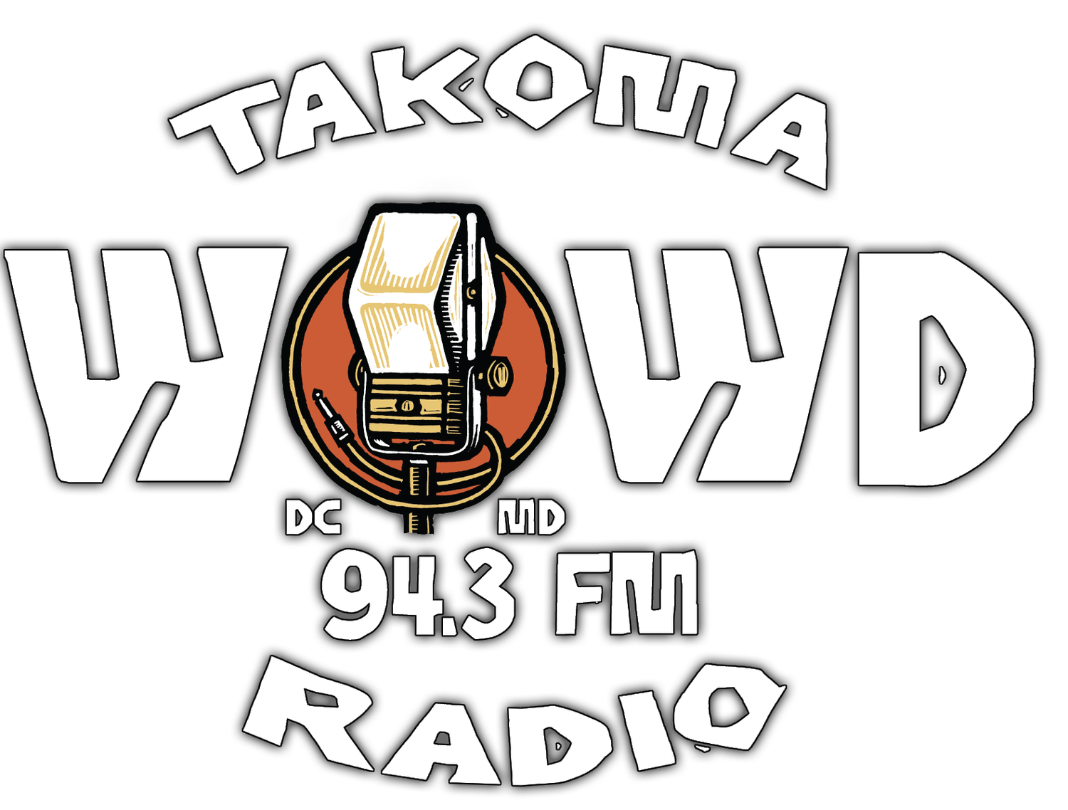 Takoma Radio WOWD-LP 94.3 FM logo
