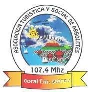 Coral FM Stereo 107.4 logo