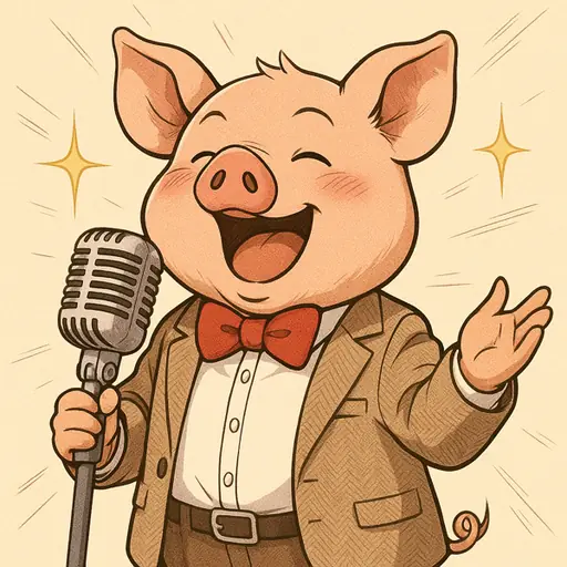 Laut.FM Schlagerschweinchen logo