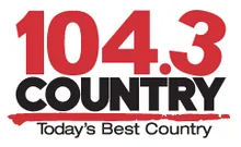CJQM-FM "Country 104.3" Sault Ste. Marie, ON logo