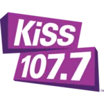 CFRV-FM "KISS 107.7" Lethbridge, AB logo